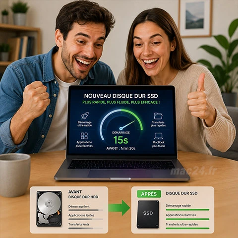 Promo changement disque-dur MacBook Pro 13 pouces 2016